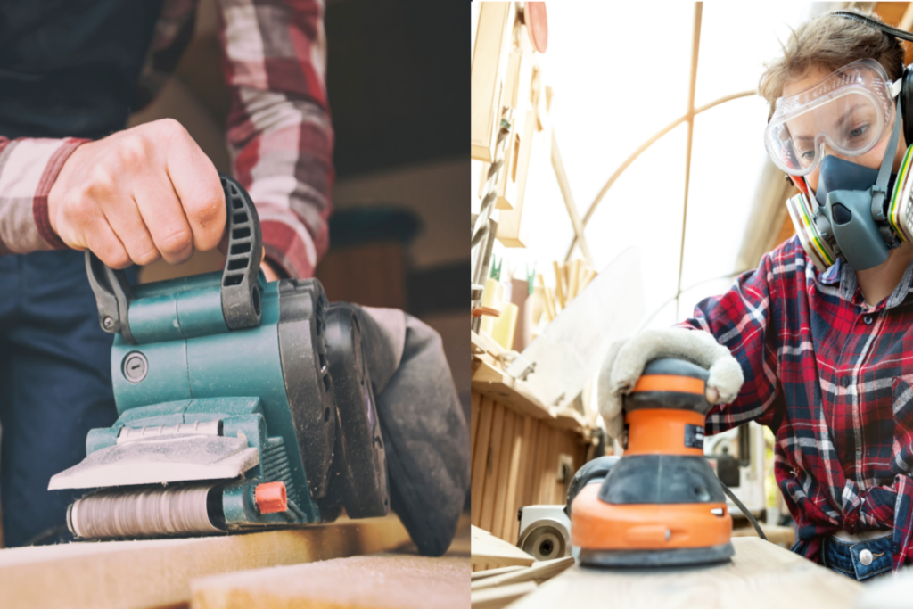 belt and orbital sander